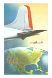 Air Routes over United States Lámina Air Routes over United States Lámina