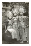 Balinese Temple Dancers Affiches