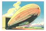 Graf Zeppelin at the Hangar Fotografia