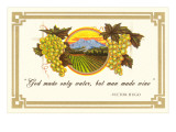 God Made Only Water reproduction procédé giclée