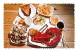 Lobster, Clams and Pie Poster