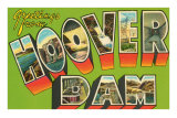 Greetings from Hoover Dam Posters