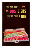 Sign Making Kit Posters