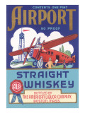 Airport Strait Whiskey Label Print