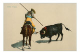 Picador with Lance Print