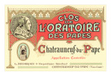 Fancy French Wine Label Giclee Print