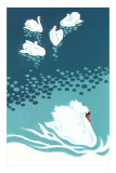 Swans on the Pond Prints