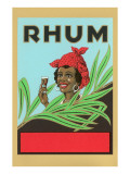 Rhum, Black Woman with Headscarf Giclee Print
