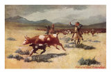 Cow and Calf Roundup Posters