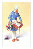 Stork with Baby in Case Póster Stork with Baby in Case Póster