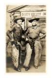 Two Cowboys in Chaps Poster