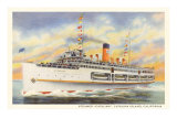Steamer, Catalina Island Posters
