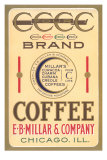 Four C Coffee Label Láminas