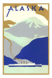 Alaskan Scene, Poster Style Photo