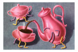 Animated Coffee Pot and Cup Photo