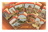 Greetings from Little Rock, Arkansas Posters