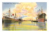 Mobile Harbor, Alabama Poster