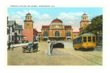 Early Street Scene, Birmingham, Alabama Posters