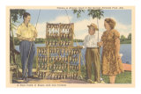 Fishing in Hot Springs, Arkansas Posters
