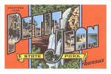 Greetings from Petit Jean, Arkansas Posters