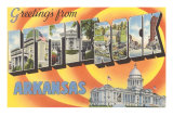 Greetings from Little Rock, Arkansas Prints