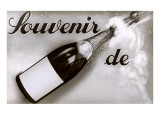 Souvenir de... Champagne Bottle Giclee Print