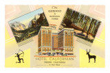 Hotel Californian, Fresno, California Print