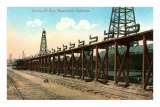 Loading Oil Cars, Bakersfield, California Prints