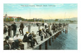 Fisherman's Paradise, Pier at Redondo Beach, California Posters
