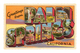 Greetings from Palm Springs, California Print