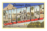 Greetings from Riverside, California Prints