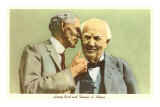 Henry Ford and Thomas Edison Poster
