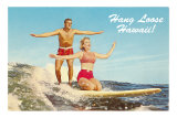 Hang Loose Hawaii, Surfers Print
