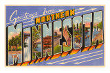 Greetings from Northern Minnesota Print