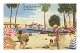 Beach, Pier, St. Petersburg, Florida Posters