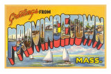 Greetings from Provincetown, Massachusetts Prints