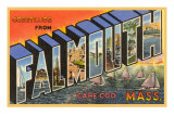 Greetings from Falmouth, Massachusetts Prints