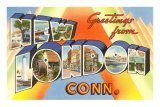 Souvenirs de New London, Connecticut Posters