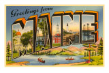 Greetings from Maine Posters