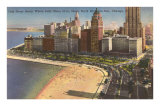 Oak Street Beach, Chicago, Illinois Posters