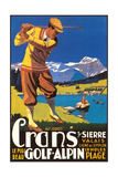 Alpine Golf Posters