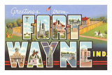 Greetings from Ft. Wayne, Indiana Prints