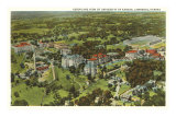 Aerial View, University of Kansas, Lawrence, Kansas Posters