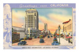Greetings from California, Miracle Mile, Los Angeles, California Prints