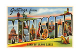 Greetings from Minnesota Posters