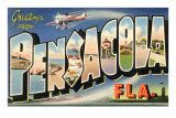 Greetings from Pensacola, Florida Poster