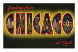 Greetings from Chicago, Illinois Posters