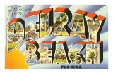 Greetings from Delray Beach, Florida Print