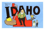 Greetings from Idaho, Cartoon Posters