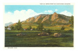 Flat Irons, Boulder, Colorado Poster